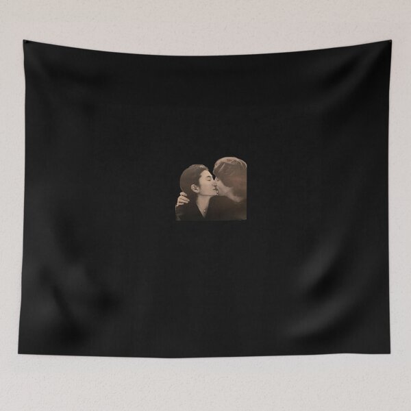 Item preview, Retro Black And White Aesthetic Romantic Couple Kissing Vintage Photography Style Art designed and sold by Taniyah Gomes.