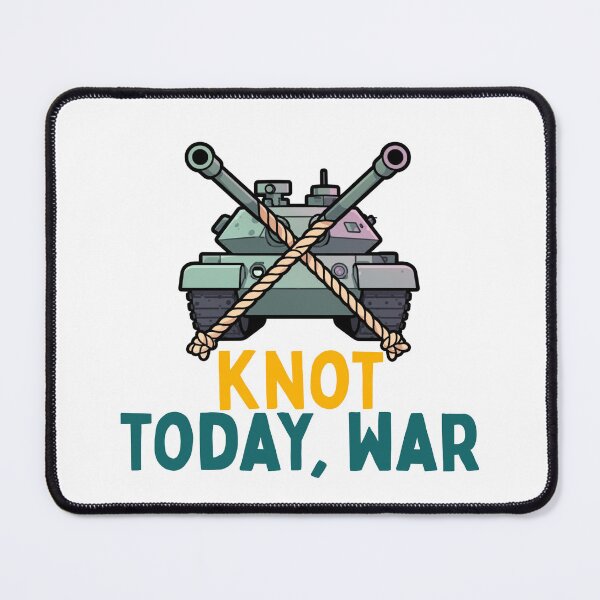 Item preview, Knot Today War Minimalist Peace Heart Rope Harmony designed and sold by PunTeestic.
