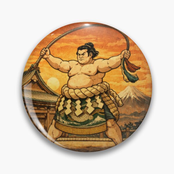 Artikelvorschau, Sumo Yokozuna Goldener Tempel – Mt. Fuji Ukiyo-e Zeremonienkunst entworfen und verkauft von ArtFreshStudio.