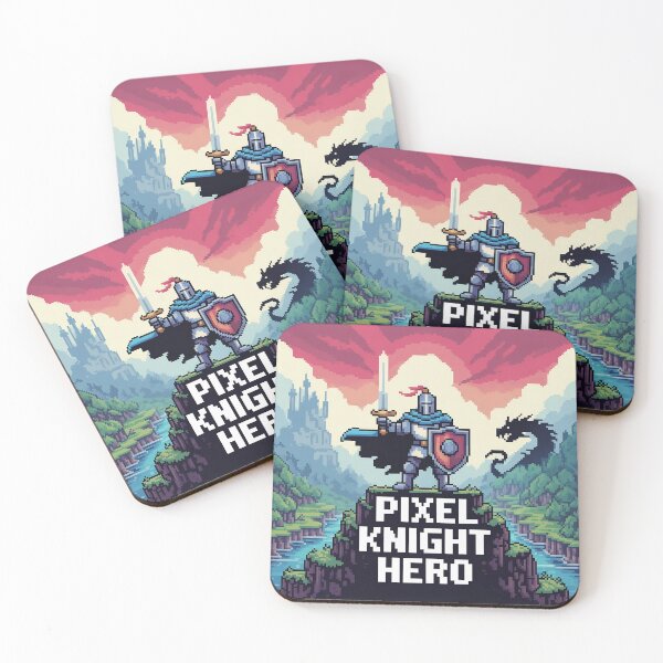 Item preview, Pixel Knight Hero – Retro RPG Pixel Art Shirt designed and sold by roninlabstudio.