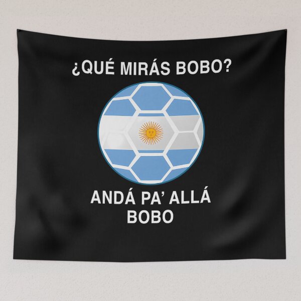 Item preview, Que Miras Bobo Messi Argentina Ftbol Soccer Qatar 2022 designed and sold by Theepo.