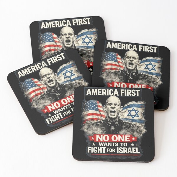 Item preview, Patriotic American Soldier Portrait With USA And Israel Flags Political Statement Art designed and sold by Taniyah Gomes.