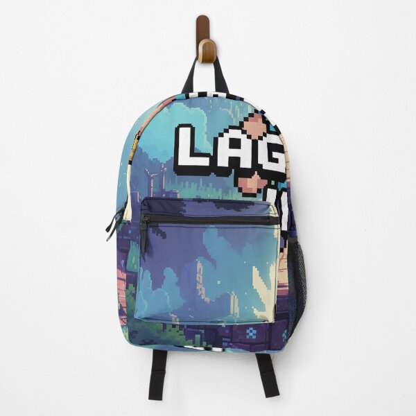 Item preview, Lagging IRL – Pixel Gamer Meme Shirt designed and sold by roninlabstudio.