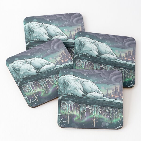 Item preview, Where the Snow Falls Soft and the White Wolf Sleeps designed and sold by Anvc-Art.