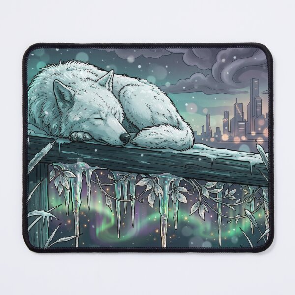 Item preview, Where the Snow Falls Soft and the White Wolf Sleeps designed and sold by Anvc-Art.