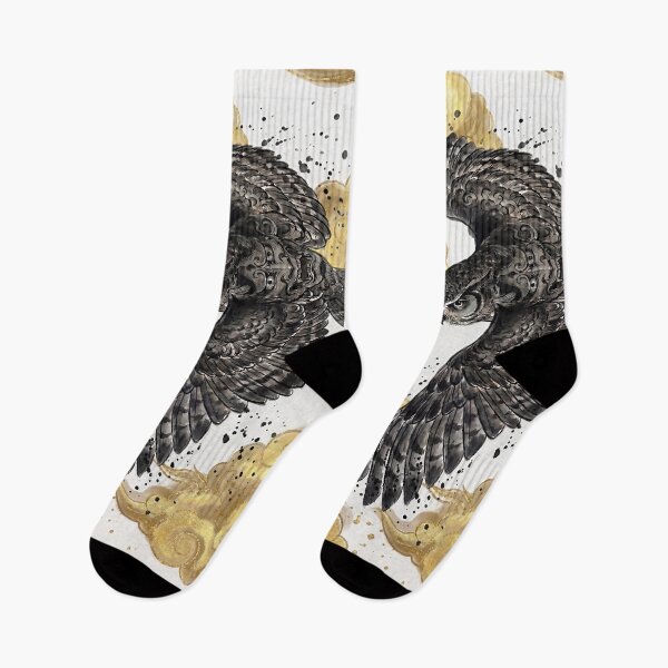 Item preview, Owl with Hannya Tattoo designed and sold by CalyCollab.
