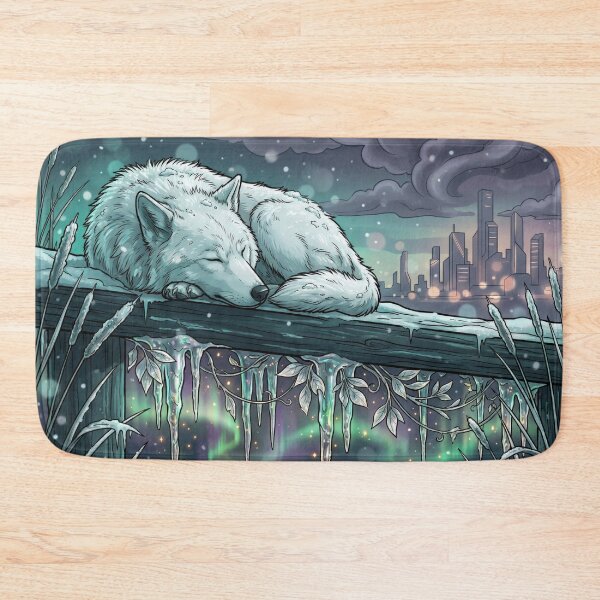 Item preview, Where the Snow Falls Soft and the White Wolf Sleeps designed and sold by Anvc-Art.