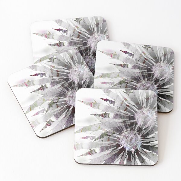 Item preview, Pink and Grey Sea Holly Eryngiums designed and sold by Fiona Calder Designs.