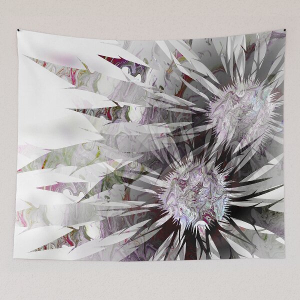 Item preview, Pink and Grey Sea Holly Eryngiums designed and sold by Fiona Calder Designs.