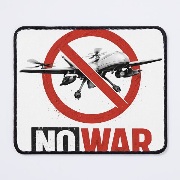 Item preview, No War – Anti Drone Peace Protest Design designed and sold by Ocelot-T.