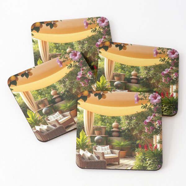 Item preview, Biophilic Oasis with Mediterranean Garden Seating designed and sold by Jade Ado.