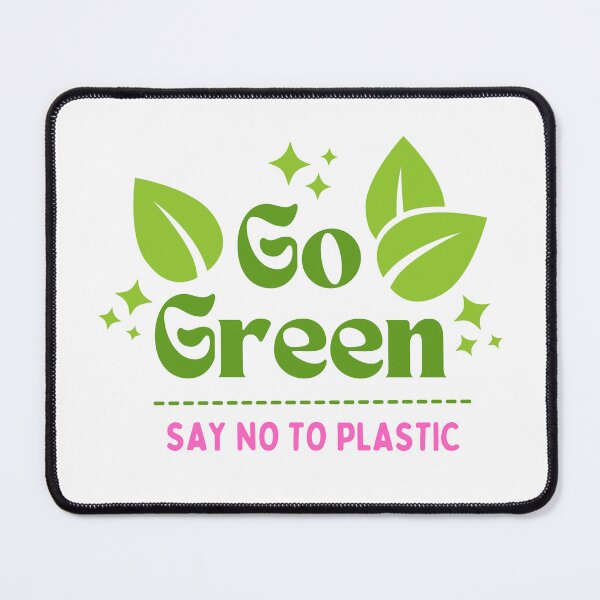 Item preview, Say No To Plastic Eco Friendly Sticker designed and sold by StickerHaven29.