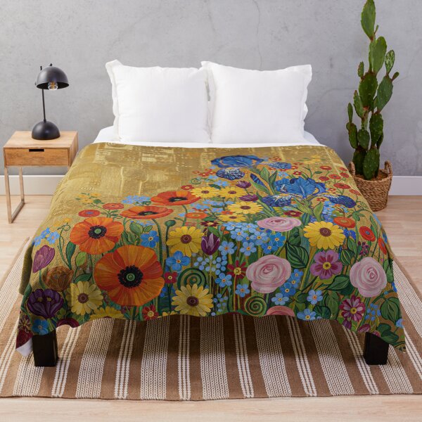 Item preview, Gustav Klimt Flower Garden designed and sold by maniacfitness.