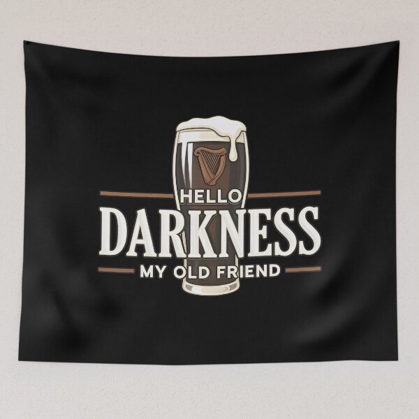Item preview, Hello Darkness My Old Friend Irish designed and sold by NormamArtworks.