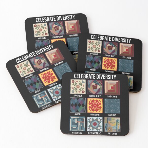 Item preview, Educational Quilt Patterns Infographic Celebrate Diversity Traditional Textile Craft Sewing Art designed and sold by Serene woods.