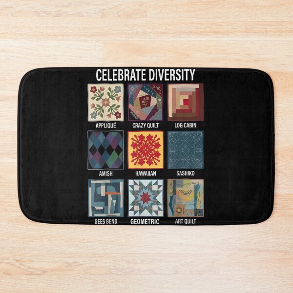 Item preview, Educational Quilt Patterns Infographic Celebrate Diversity Traditional Textile Craft Sewing Art designed and sold by Serene woods.