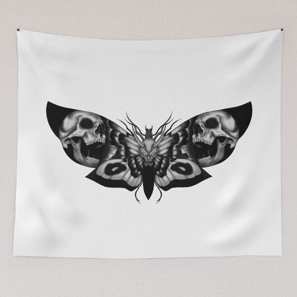 Item preview, Death moth designed and sold by SpookyPieGuy.