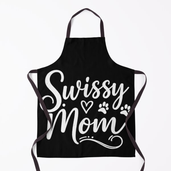 Item preview, Elegant Script Swissy Mom Typography With Cute Puppy Paw Prints Dog Lover designed and sold by Serene woods.
