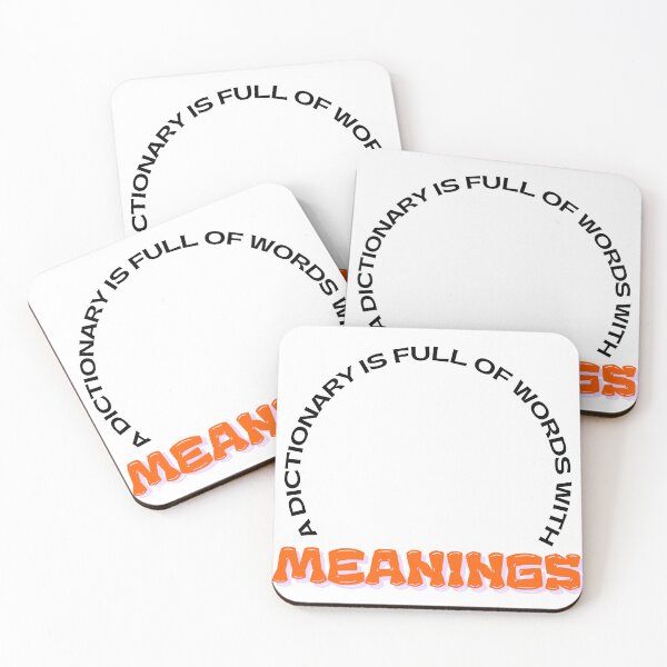 Item preview, A dictionary is full of words with meanings. designed and sold by ArtistTejal.