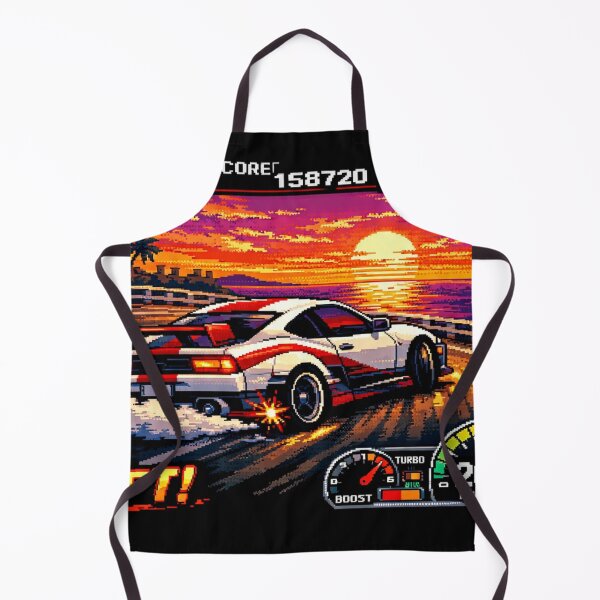 Item preview, 16-Bit Sunset Racing Pixel Art designed and sold by craftedd.