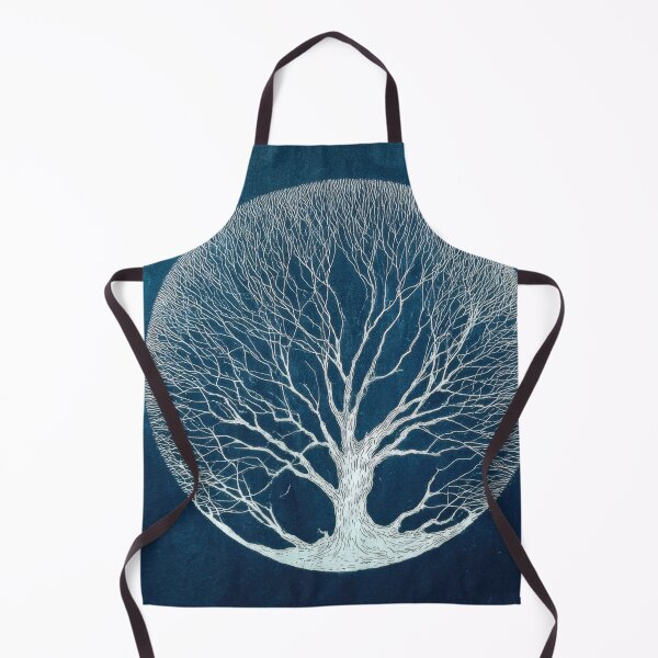 Item preview, Tree design on a blue background designed and sold by anytka.