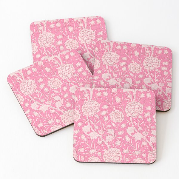 Item preview, William Morris Pink Floral Pattern designed and sold by maniacfitness.