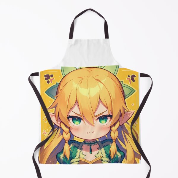 Item preview, Leafa Sword Art Online Chibi Elf Portrait Green Eyes designed and sold by 108Recordings.