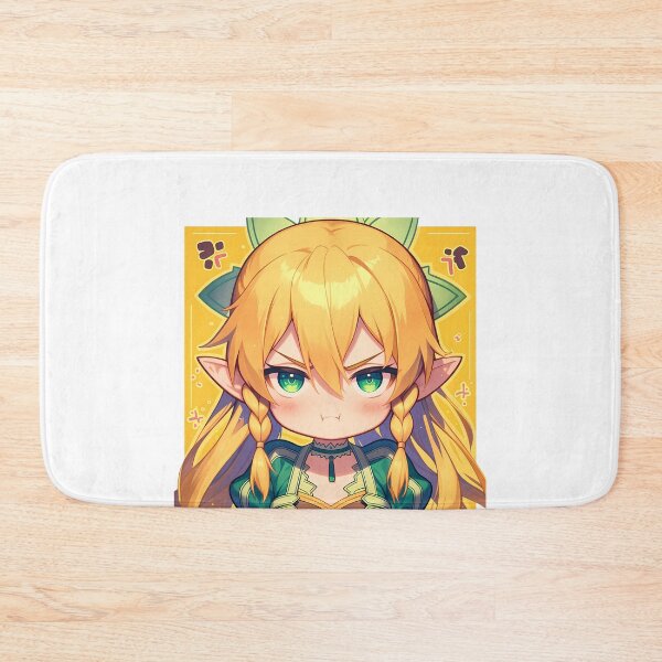 Item preview, Leafa Sword Art Online Chibi Elf Portrait Green Eyes designed and sold by 108Recordings.