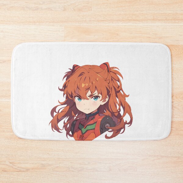 Item preview, Asuka Langley Soryu Neon Genesis Evangelion Chibi Fierce Pout designed and sold by 108Recordings.