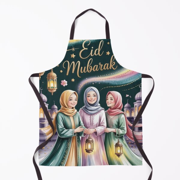 Item preview, Dreamy watercolor Eid Mubarak illustration  designed and sold by CrystalCove11.