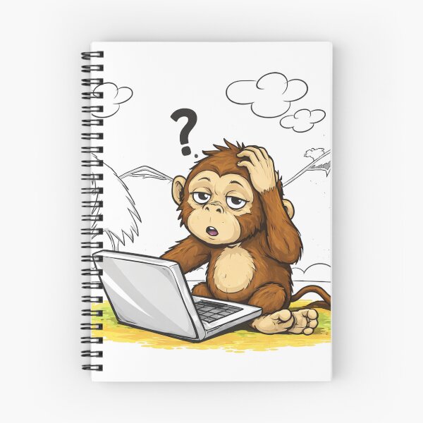 Item preview, Confused Monkey – Mood Cartoon designed and sold by KumarGandhi.