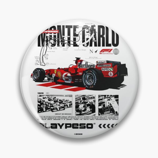 Aperçu de l'œuvre Ferrari Monaco Graphic créée et vendue par DM9Designs.
