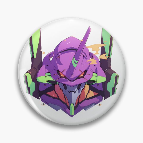 Item preview, Eva 01 Neon Genesis Evangelion Chibi Mecha Neon Green designed and sold by 108Recordings.