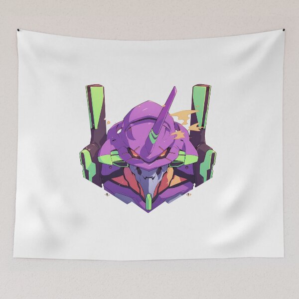 Item preview, Eva 01 Neon Genesis Evangelion Chibi Mecha Neon Green designed and sold by 108Recordings.