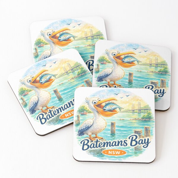 Item preview, Batemans Bay NSW Pelican  designed and sold by PamLeeDesign.
