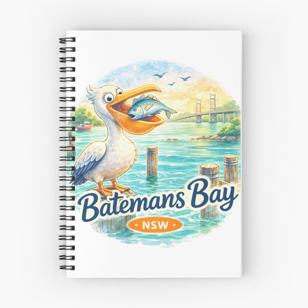 Item preview, Batemans Bay NSW Pelican  designed and sold by PamLeeDesign.