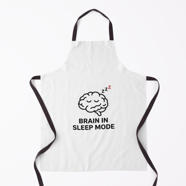 Item preview, Brain In Sleep Mode Sticker – Funny Burnout Humor – Minimal Sleepy Brain Design designed and sold by Vegasstickers.