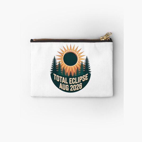 Item preview, Total Solar Eclipse August 2026 Vintage Forest Graphic designed and sold by TanyaRe.