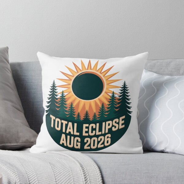 Item preview, Total Solar Eclipse August 2026 Vintage Forest Graphic designed and sold by TanyaRe.