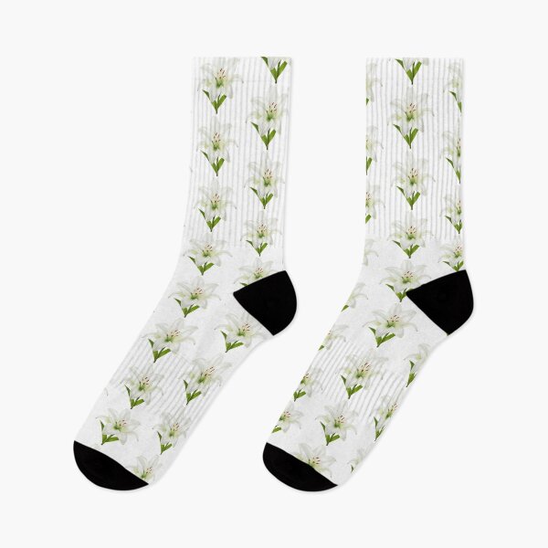 Item preview, Elegant White Lily Flower Illustration - Pure Floral Design designed and sold by poonzapoon.