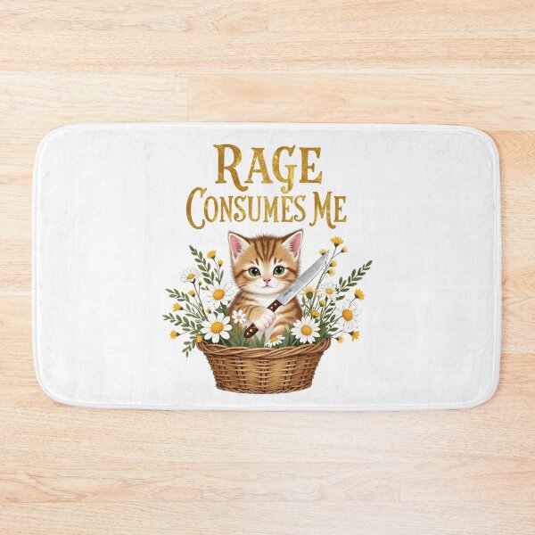Item preview, Rage Consumes Me Cute Kitten designed and sold by LunaMagicStudio.