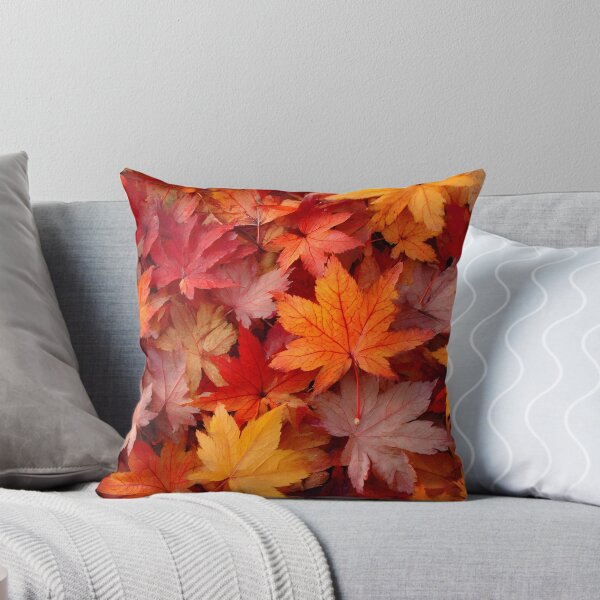 Item preview, Orange maple leaves designed and sold by Newrealis.