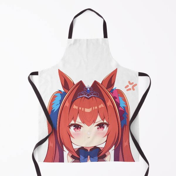 Item preview, Daiwa Scarlet Uma Musume Pretty Derby Chibi Angry Horse Girl designed and sold by 108Recordings.