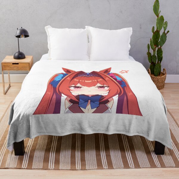 Item preview, Daiwa Scarlet Uma Musume Pretty Derby Chibi Angry Horse Girl designed and sold by 108Recordings.
