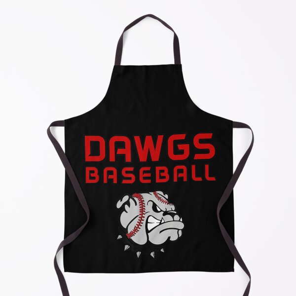 Item preview, Angry Bulldog Mascot With Baseball Stitches Head Dawgs Sports Team Graphic Art designed and sold by River Silva.