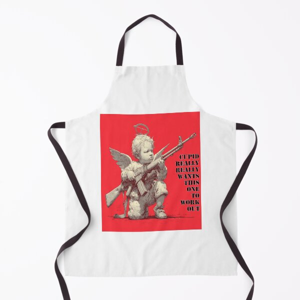 Item preview, Cupid Locked & Loaded – Fierce Love Warrior Baby Cupid designed and sold by Ignorant-Artist.