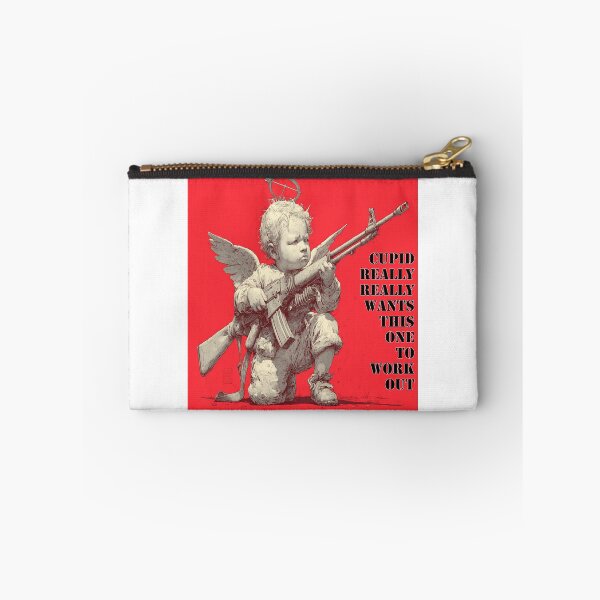 Item preview, Cupid Locked & Loaded – Fierce Love Warrior Baby Cupid designed and sold by Ignorant-Artist.