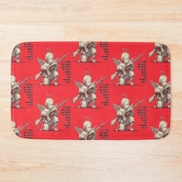Item preview, Cupid Locked & Loaded – Fierce Love Warrior Baby Cupid designed and sold by Ignorant-Artist.