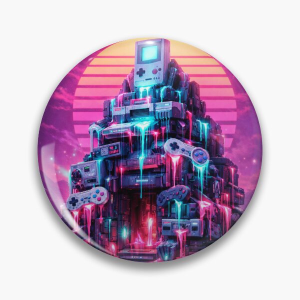 Item preview, Neon Relic: Shrine of the Retro Gods designed and sold by craftedd.