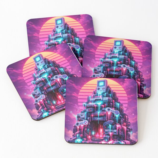 Item preview, Neon Relic: Shrine of the Retro Gods designed and sold by craftedd.